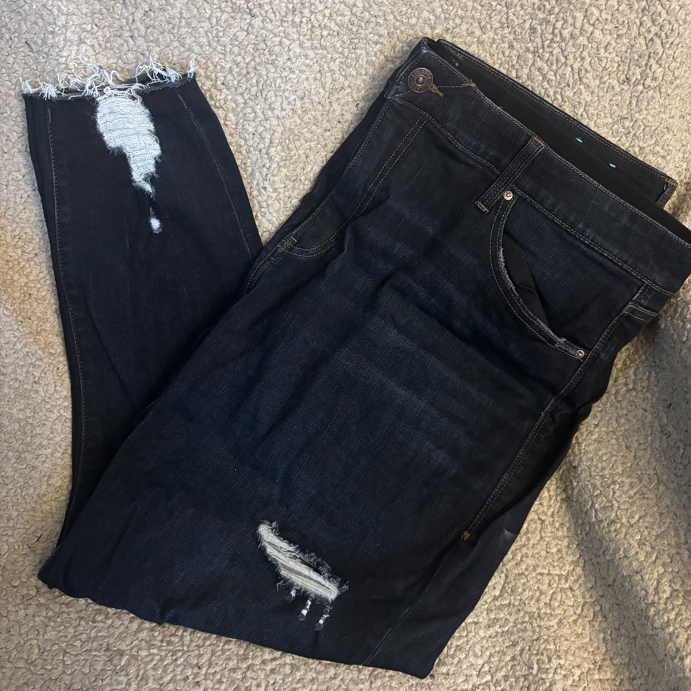 LuLaRoe Ankle Distressed Skinny Jeans